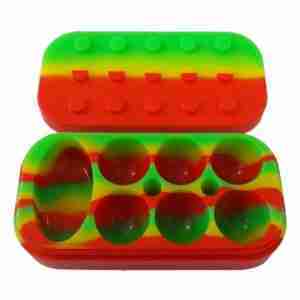 Contenedor Silicona Apilable Extracciones 6+1 34 ml