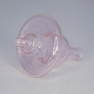 Cap Chupete p/banger Vidrio Rosado