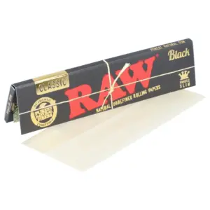 Hojillas Raw Black King Size Slim