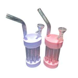 Bong de Vidrio y Silicona Tubitos 18cm