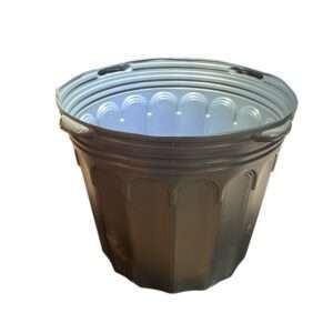Maceta Negra Redonda Blanda 33 lts. con asas