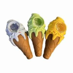 Pipa Silicona Helado 10cm