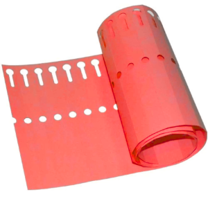 Etiquetas/Identificadores Precinto Plástico Rojo 1.3x12 cm x 100