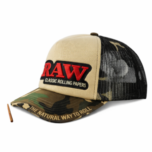 Gorro Raw Trucker Camuflado Beige + Stick