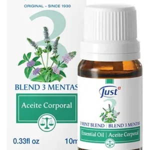 Aceite Corporal 3 Mentas - Swiss Just 10ml