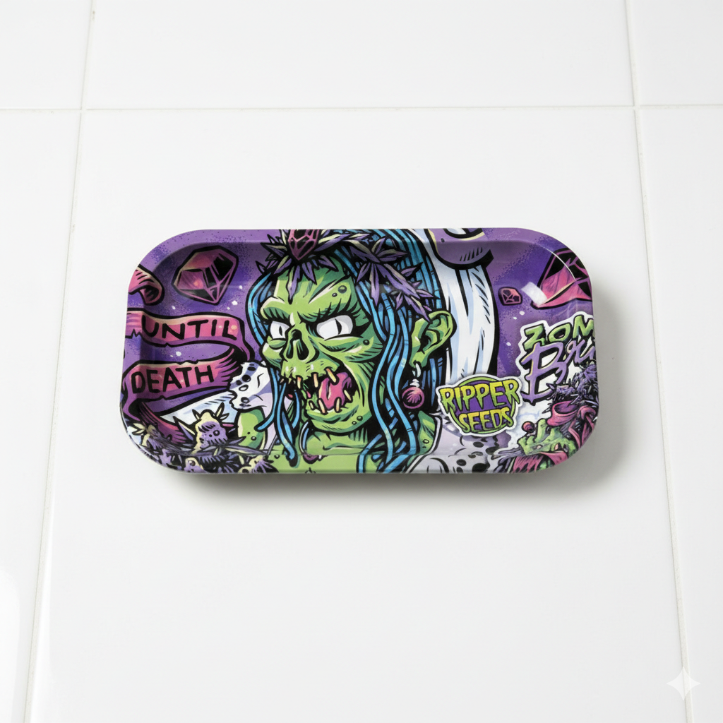Bandeja de Metal Zombie Bride de Ripper Seeds 27×16 cm - Imagen 3
