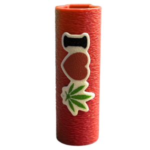 Funda Encendedor Clipper Roja con Diseño I Love