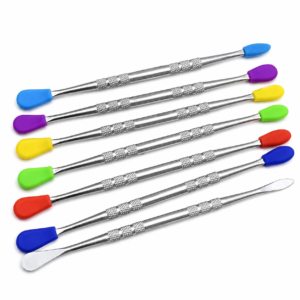 Dabber Tool con Puntas de Silicona – Acero Inoxidable